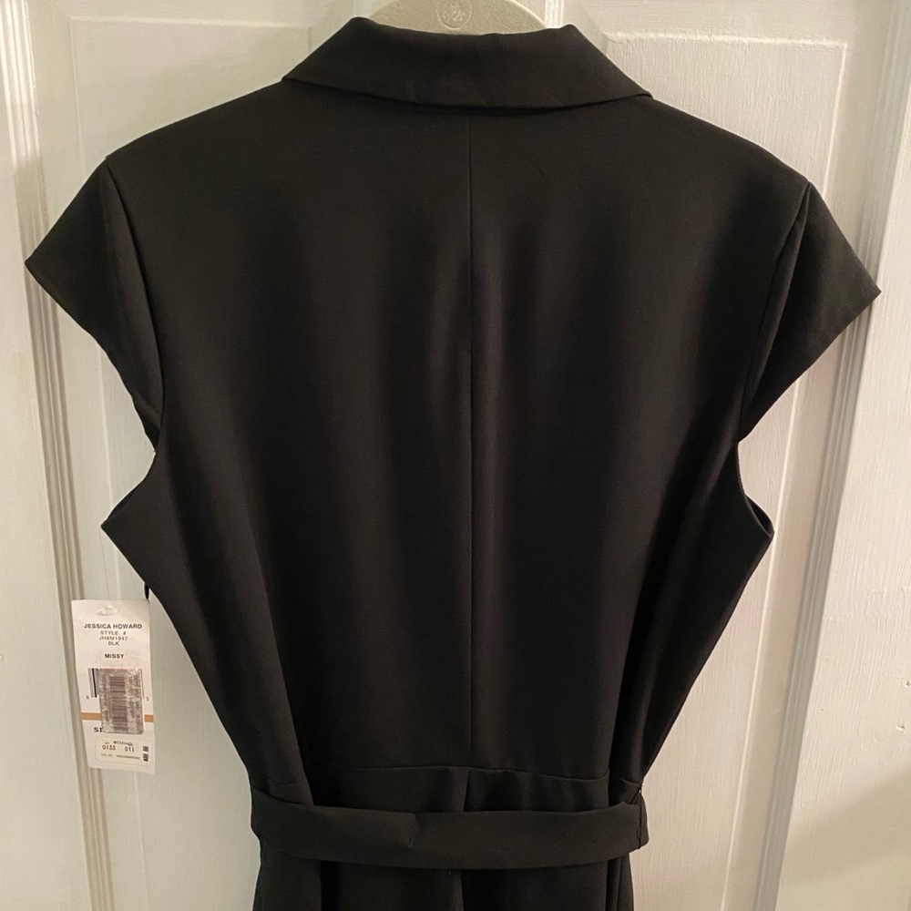 Jessica Howard Belted A-Line Fit and Flare Dress - Picture 7 of 13